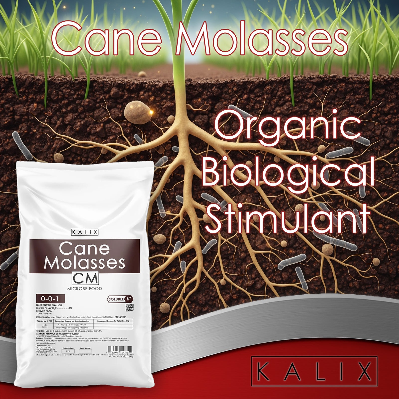 KALIX Cane Molasses – Water Soluble Carbohydrate Supplement for